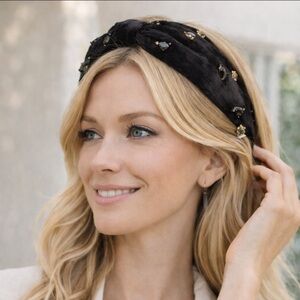Claire's Velvet Headband with Gold Accents NWT